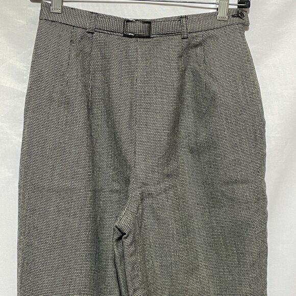 Vintage Harve Benard Wool Houndstooth High Rise Preppy Trousers Pants Size 4 - Picture 11 of 16